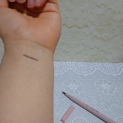 リキッドアイライナー 01 ダークブラウン/coou/リキッドアイライナーを使ったクチコミ(2枚目)