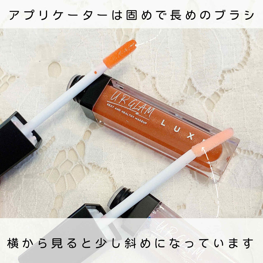 UR GLAM LUXE　TINT LIP GLOSS クリア/U R GLAM/リップグロスを使ったクチコミ（2枚目）