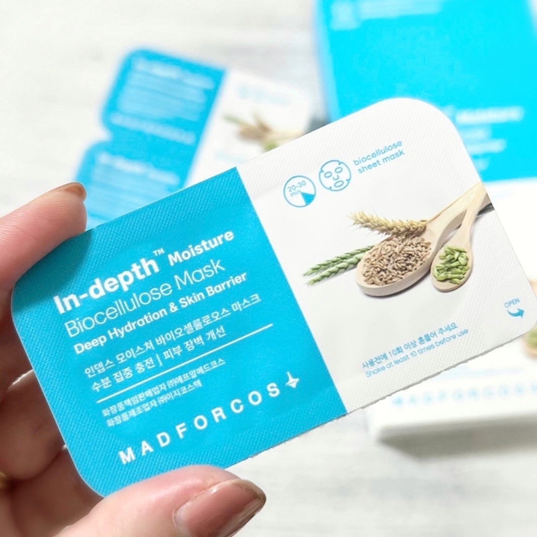 インデップス™モイスチャーバイオセルロースマスク/MADFORCOS/シートマスク・パックを使ったクチコミ（3枚目）