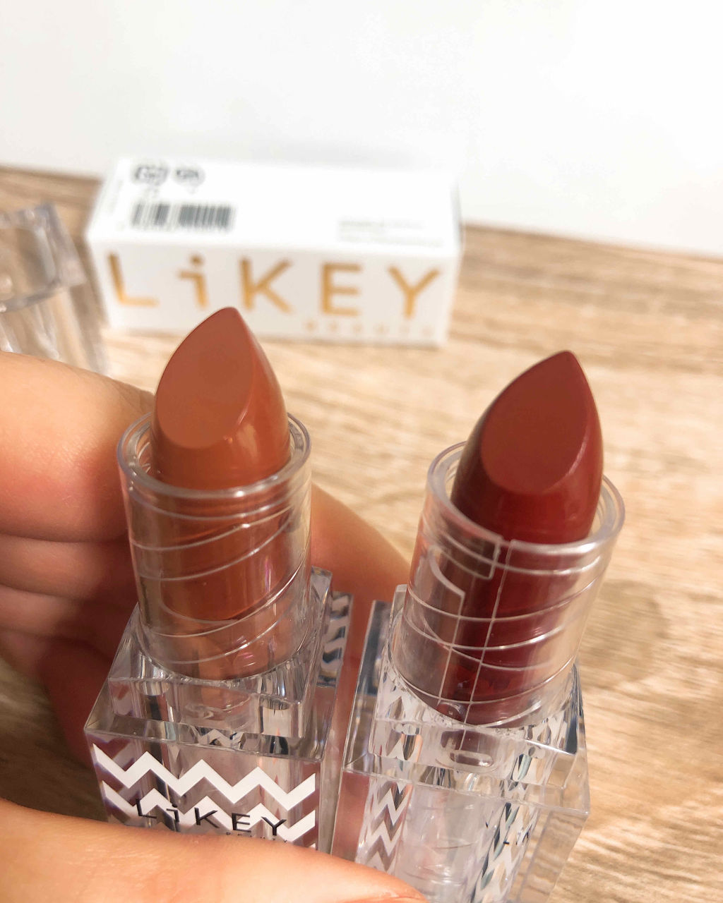 スムースフィットリップスティック/LiKEY BEAUTY/口紅を使ったクチコミ（2枚目）