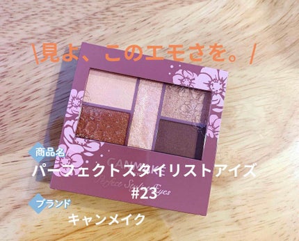 パーフェクトスタイリストアイズ/キャンメイク/アイシャドウパレットを使ったクチコミ(1枚目)