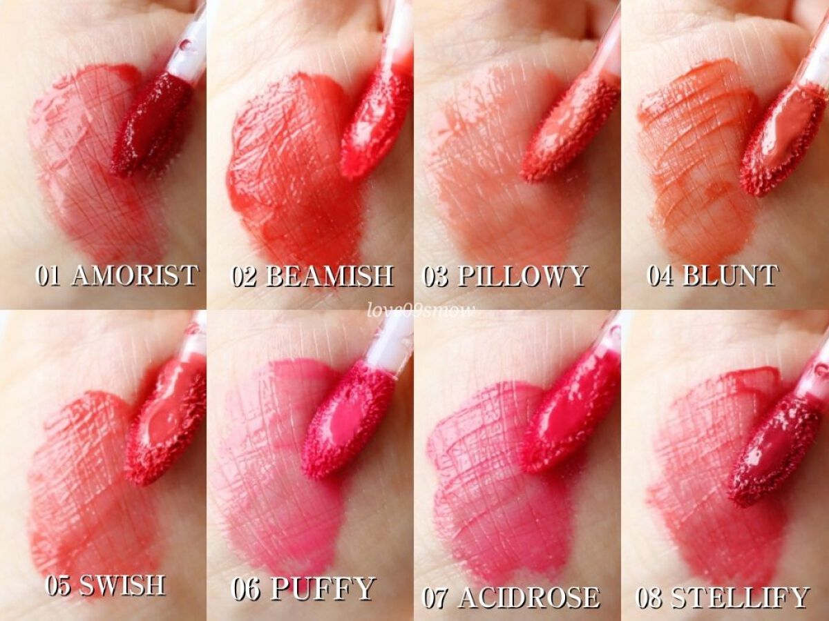 ハートクラッシュ ベアグレイズティント 07 アシッドローズ(ACID ROSE)/HOLIKA HOLIKA/リップティントを使ったクチコミ（3枚目）