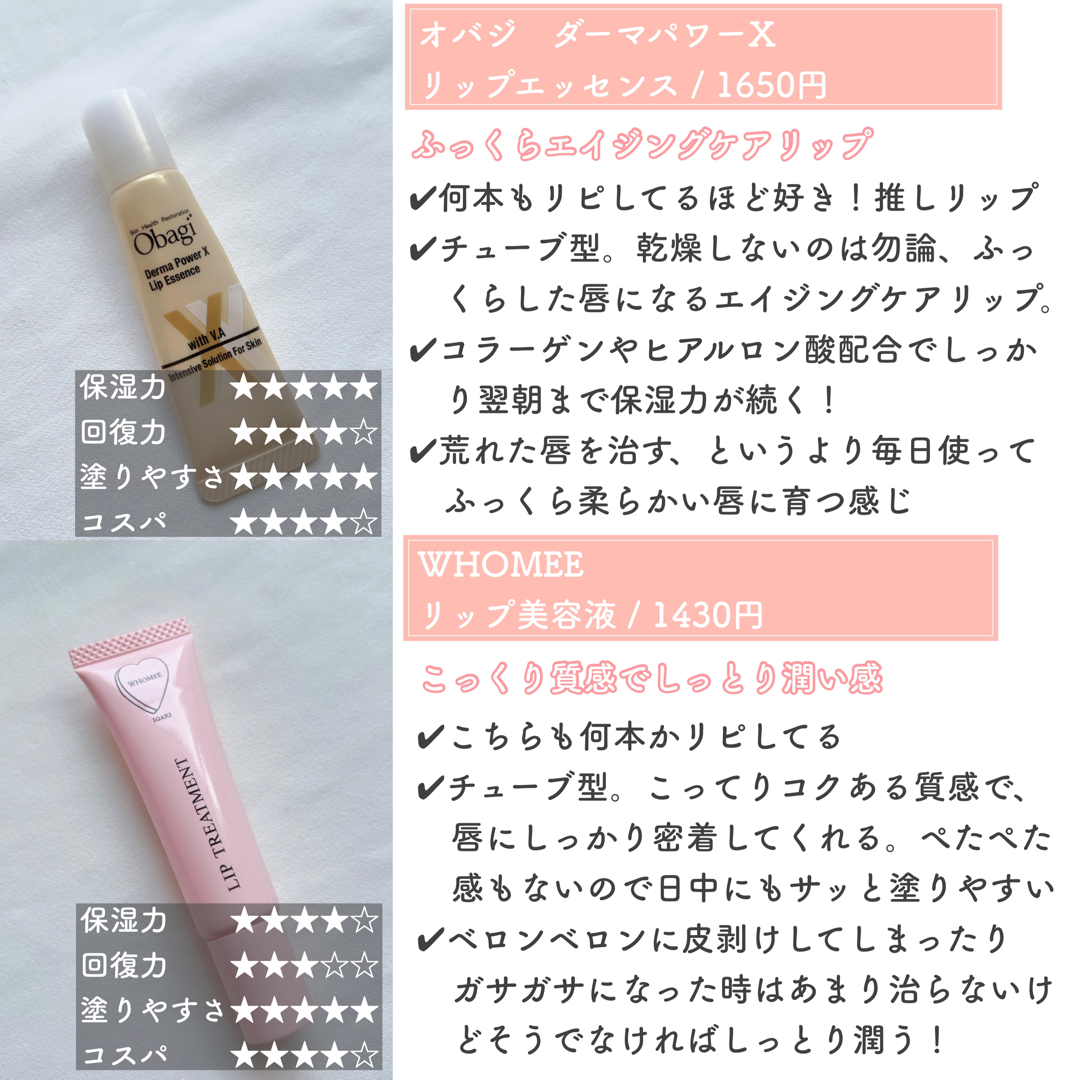 DHC 薬用リップクリーム｜DHC他、6商品を使った口コミ - 【唇ガサガサ