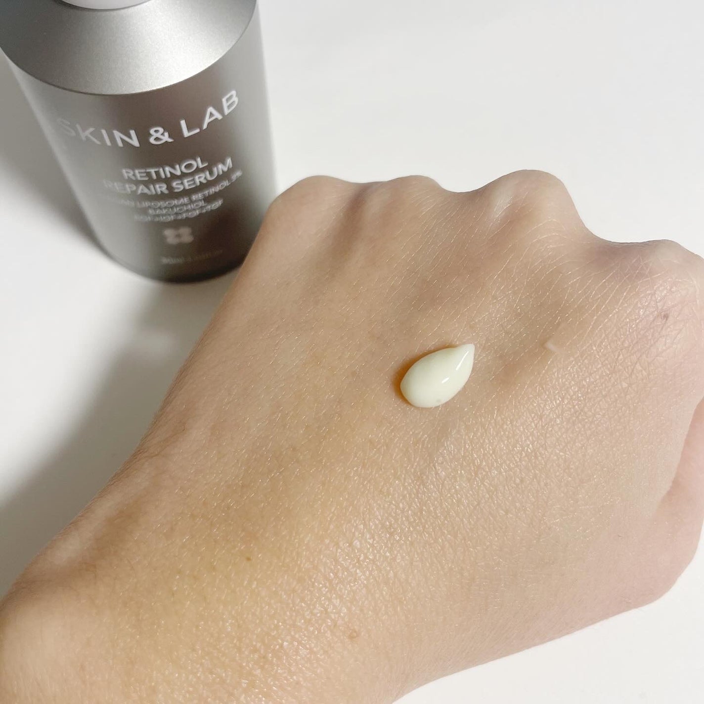 ヴィーガンリポソームレチノールセラム/SKIN&LAB/美容液を使ったクチコミ(3枚目)
