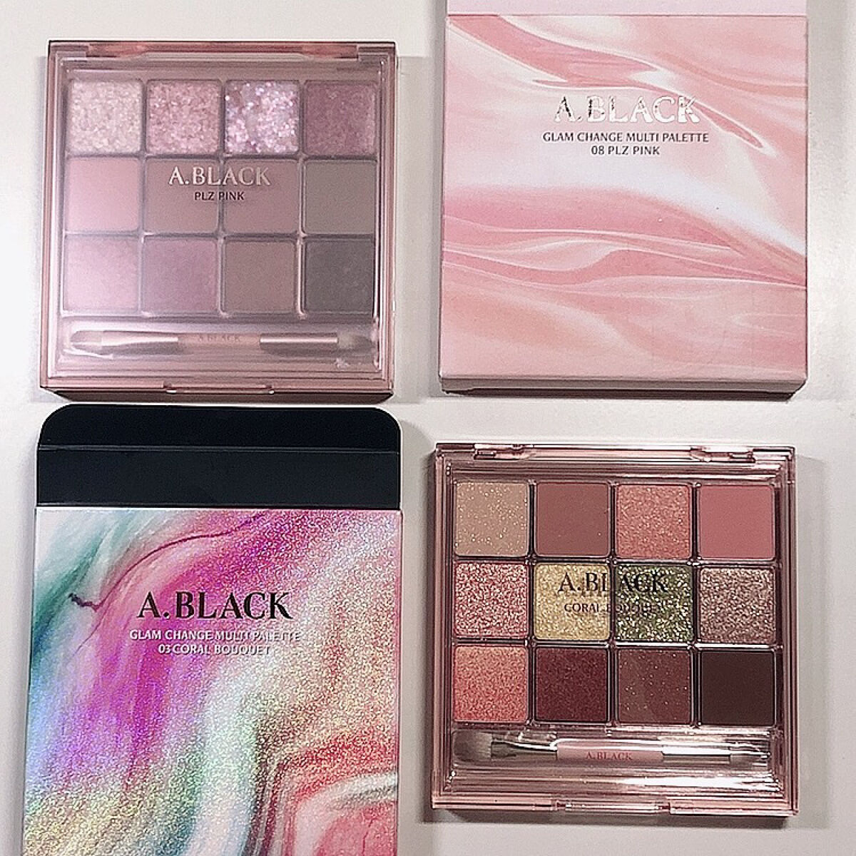 グラムチェンジマルチパレット 03 コーラルブーケ/A.BLACK/マルチパレットを使ったクチコミ（1枚目）