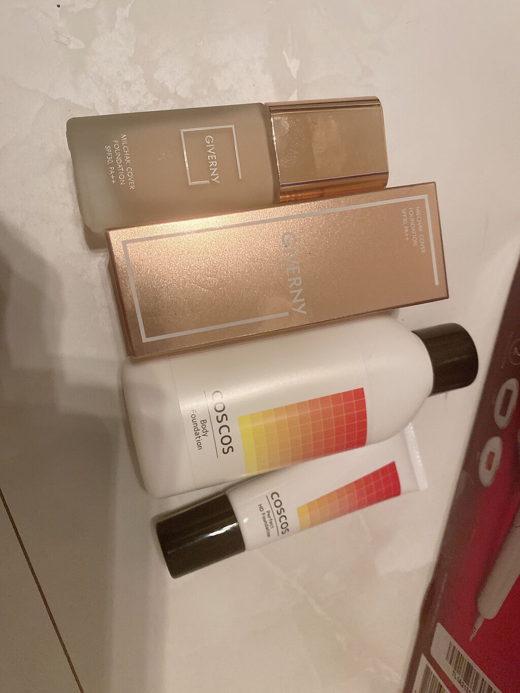 ボディファンデーション/COSCOS/ボディミルクを使ったクチコミ(1枚目)