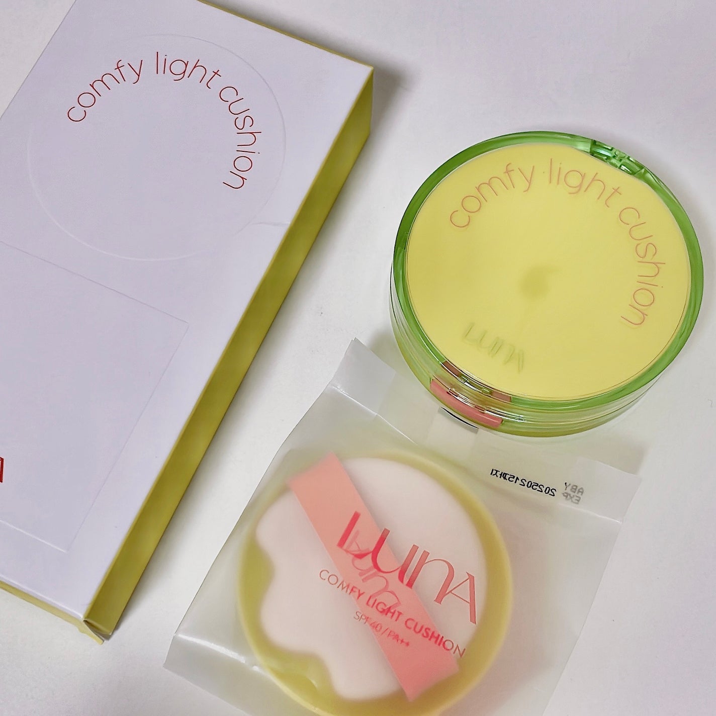 コンフィーライトクッション/LUNA/クッションファンデーションを使ったクチコミ(2枚目)