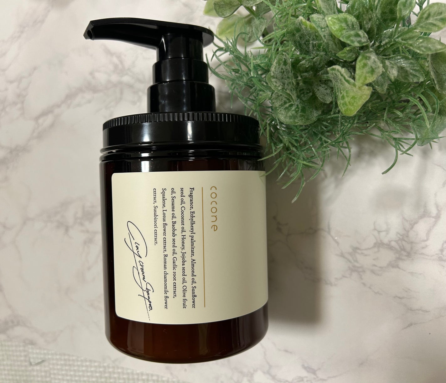 クレイクリームシャンプー(モイスト)/cocone/市販シャンプーを使ったクチコミ(1枚目)