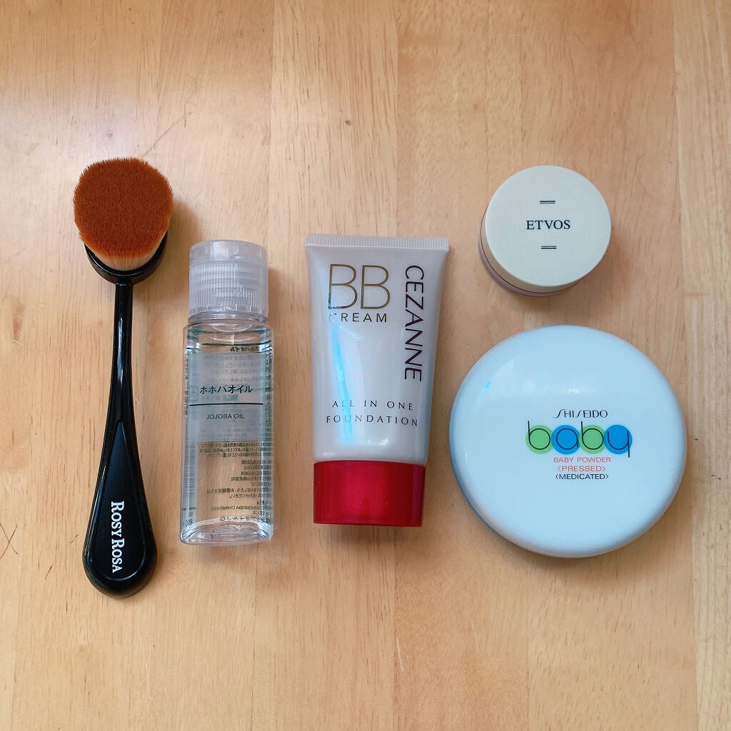 ナイトミネラルファンデーション/エトヴォス/ルースパウダーを使ったクチコミ(4枚目)