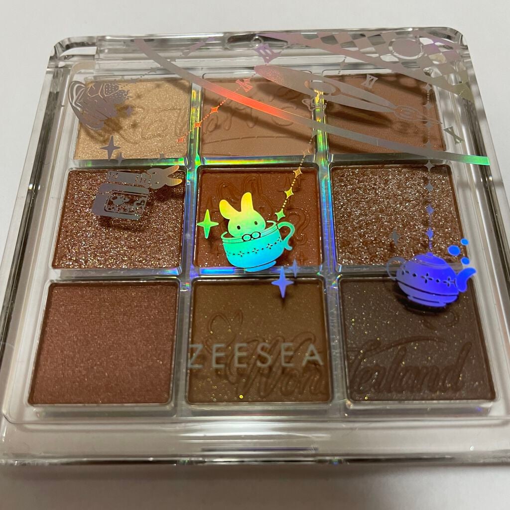 クォーツ 9色アイシャドウパレット(ドリームランドアイシャドウ)/ZEESEA/アイシャドウパレットを使ったクチコミ(4枚目)