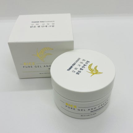 ライスピュアジェル&クリーム/THANK YOU FARMER/フェイスクリームを使ったクチコミ(6枚目)