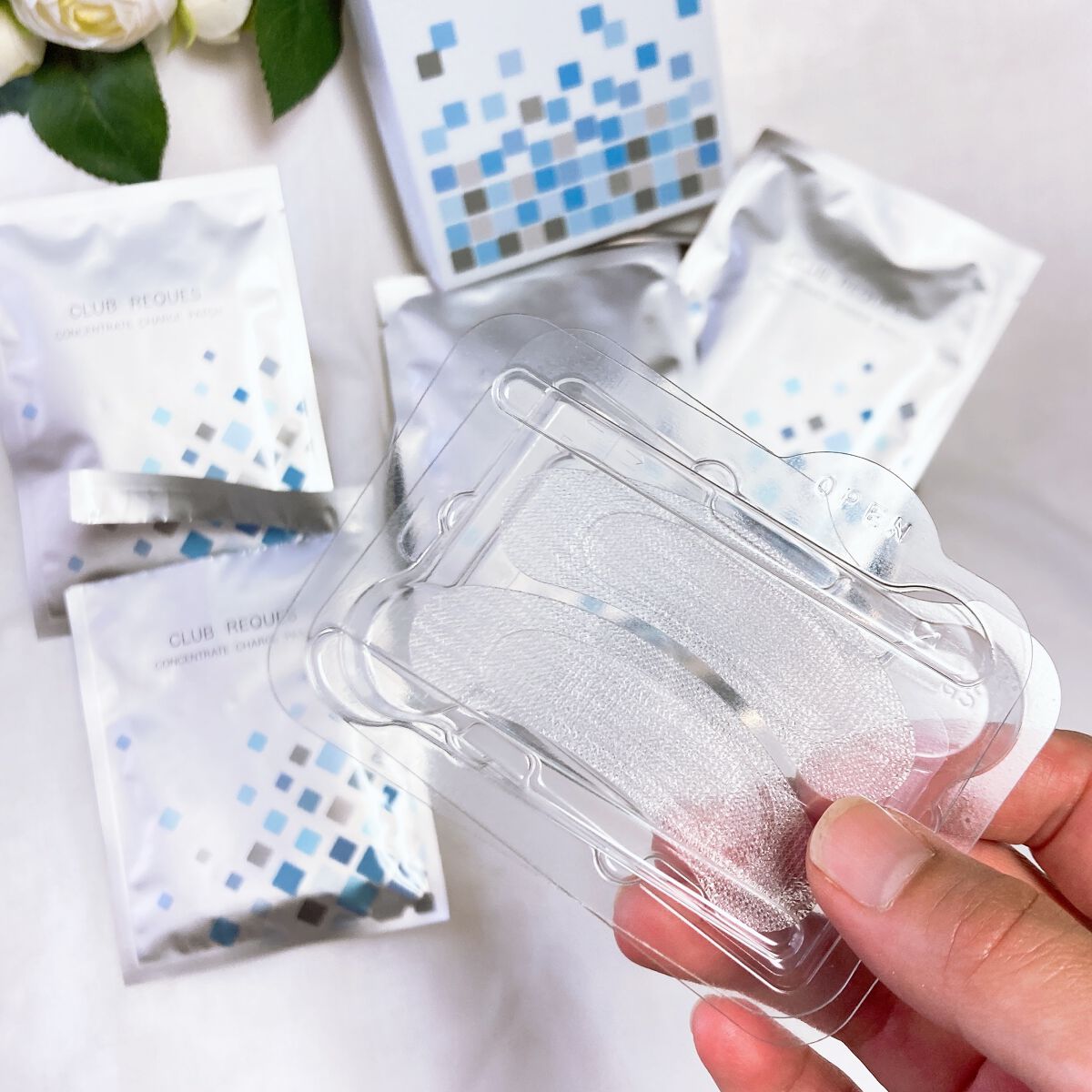 リクエス コンセントレート チャージ パッチ/クラブ/シートマスク・パックを使ったクチコミ（2枚目）