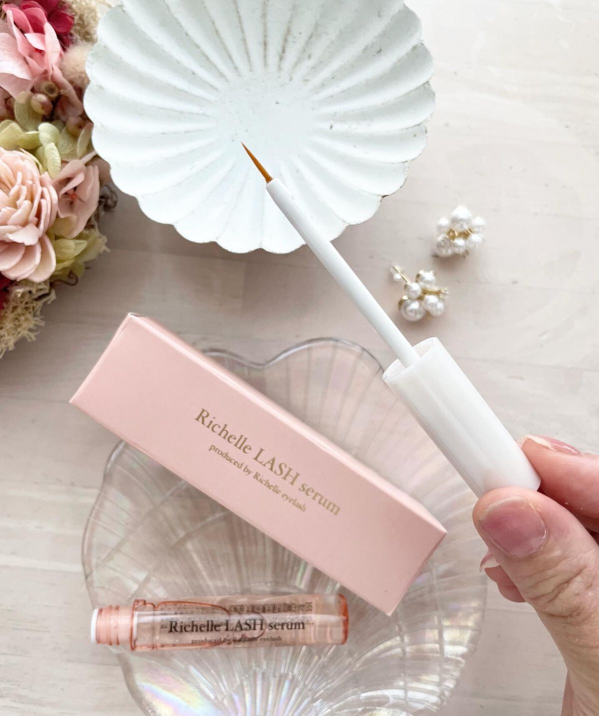 リシェルラッシュセラム/Richelle LASH serum/まつげ美容液を使ったクチコミ（2枚目）