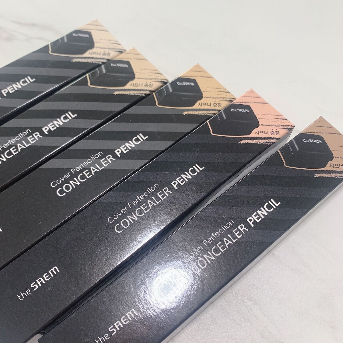カバーパーフェクション コンシーラー ペンシル/the SAEM/ペンシルコンシーラーを使ったクチコミ(9枚目)