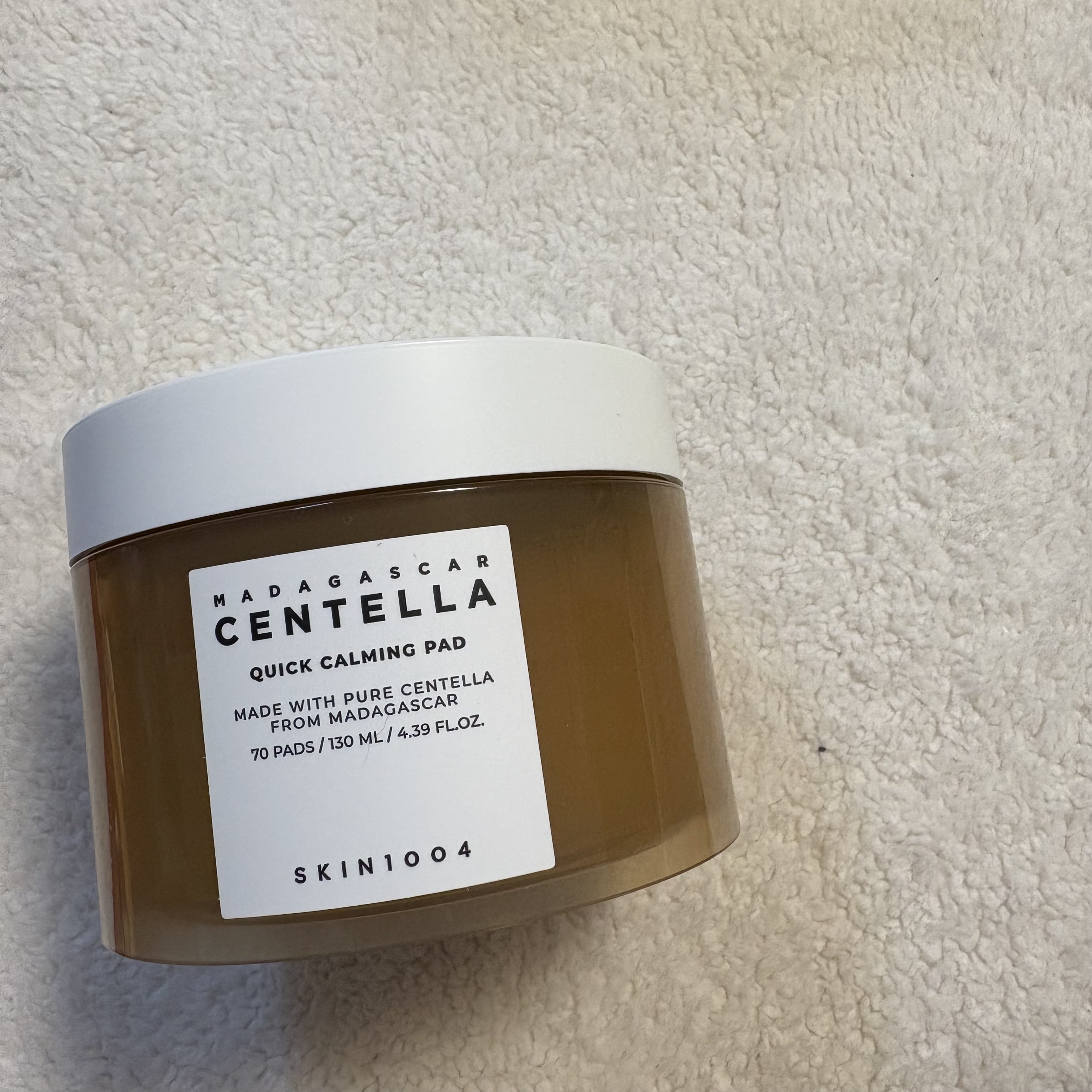 センテラ クイックカーミングパッド/SKIN1004/トナーパッドを使ったクチコミ（1枚目）