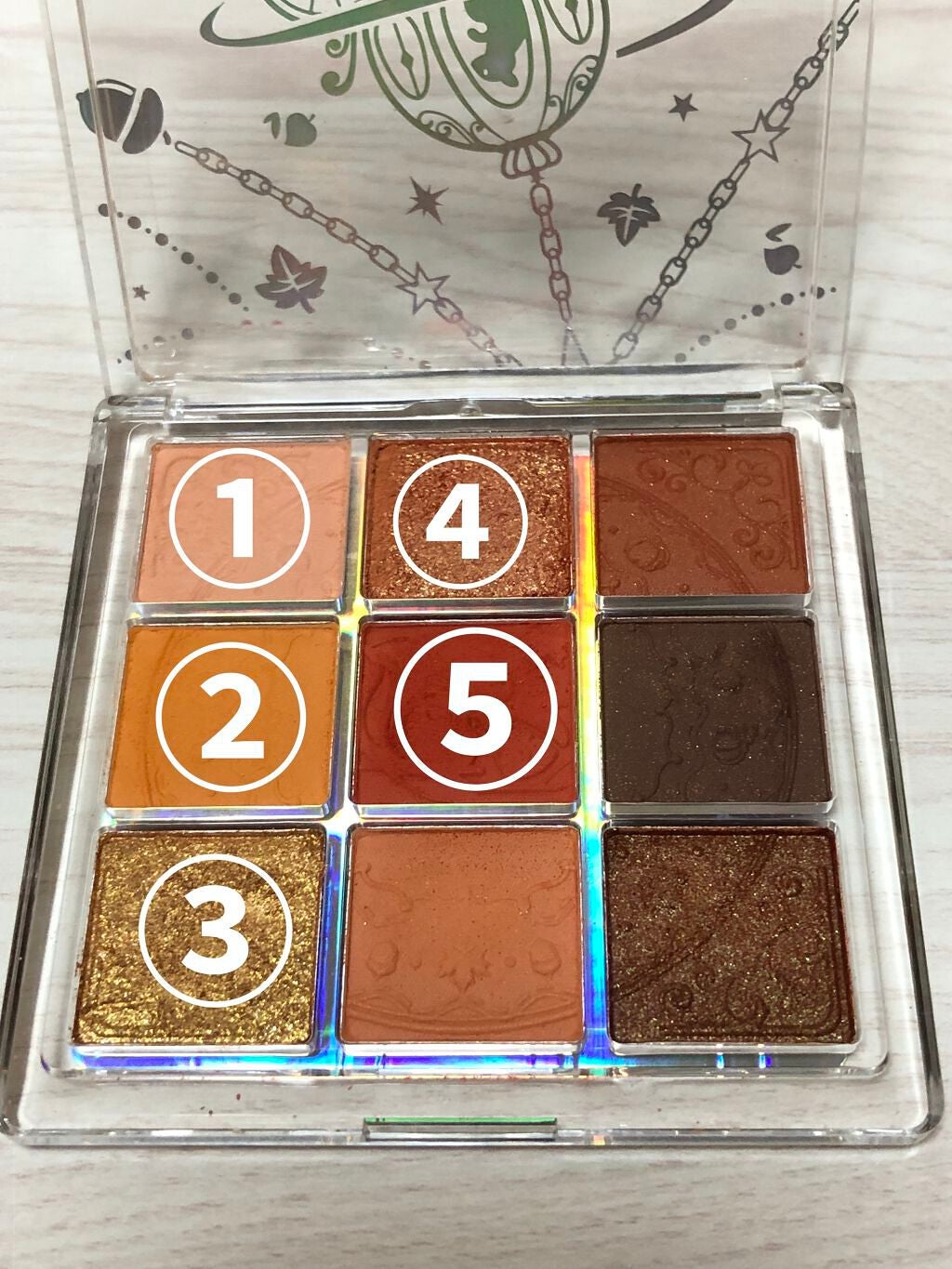 クォーツ 9色アイシャドウパレット(ドリームランドアイシャドウ)/ZEESEA/アイシャドウパレットを使ったクチコミ(3枚目)