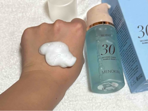 30秒クイックバブルマスク95ml リフト/MENOKIN/シートマスク・パックを使ったクチコミ（3枚目）