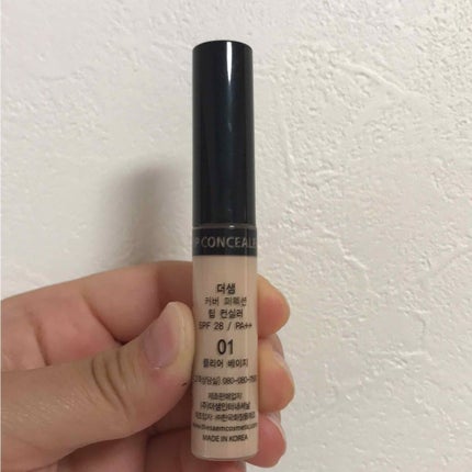 カバーパーフェクション チップコンシーラー/the SAEM/リキッドコンシーラーを使ったクチコミ(2枚目)