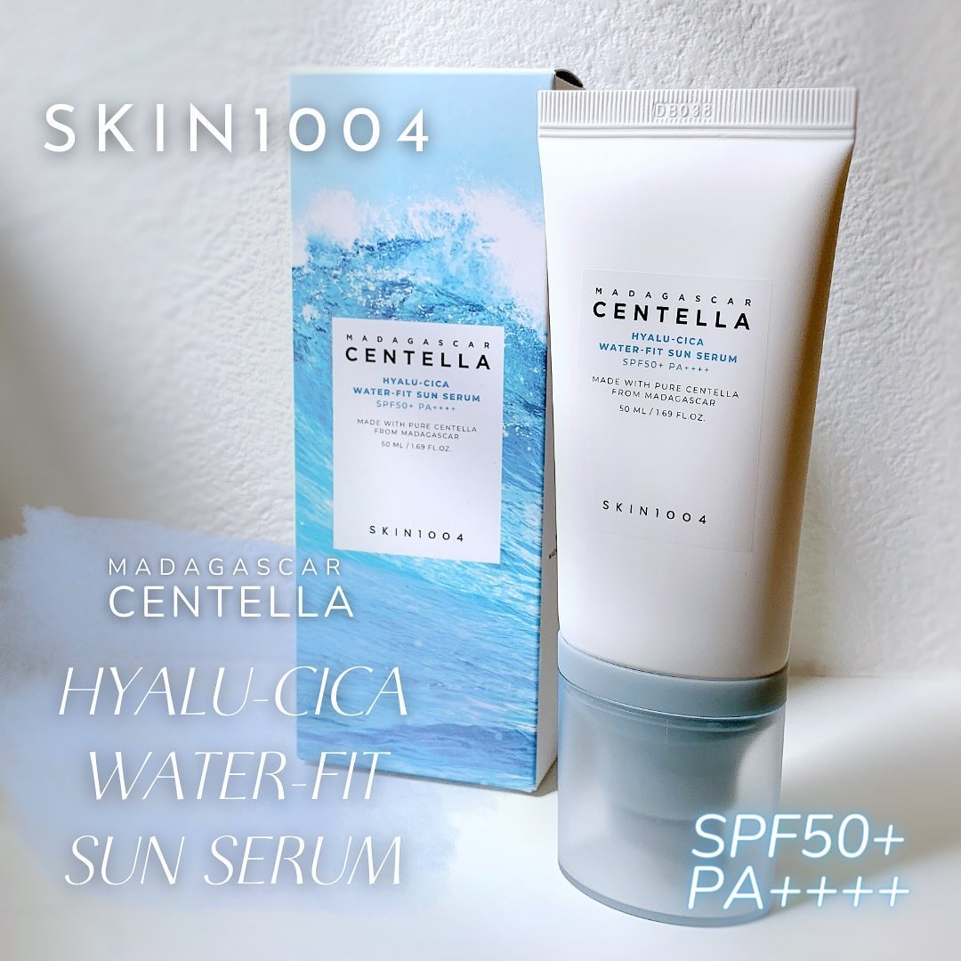 ヒアルーシカ ウォーターフィット サンセラム/SKIN1004/日焼け止めローションを使ったクチコミ（1枚目）