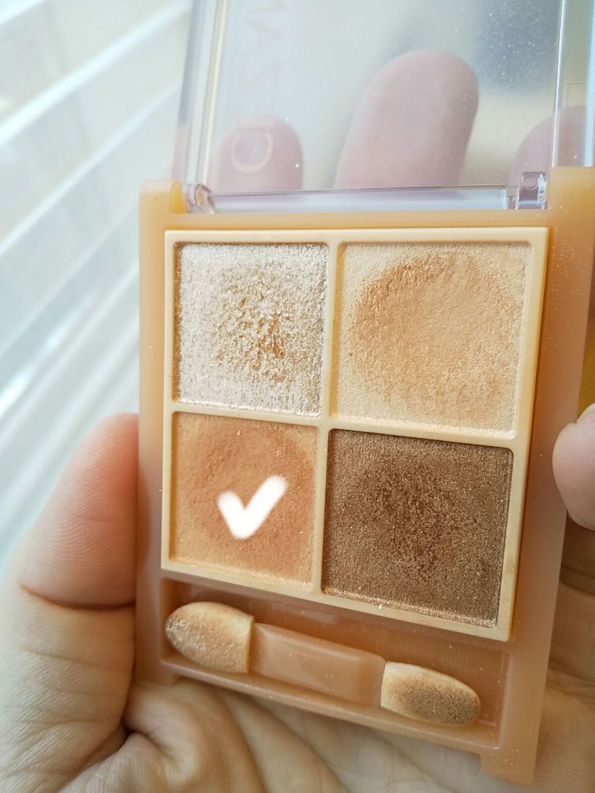 ニュアンスオンアイシャドウ/CEZANNE/アイシャドウパレットを使ったクチコミ（3枚目）