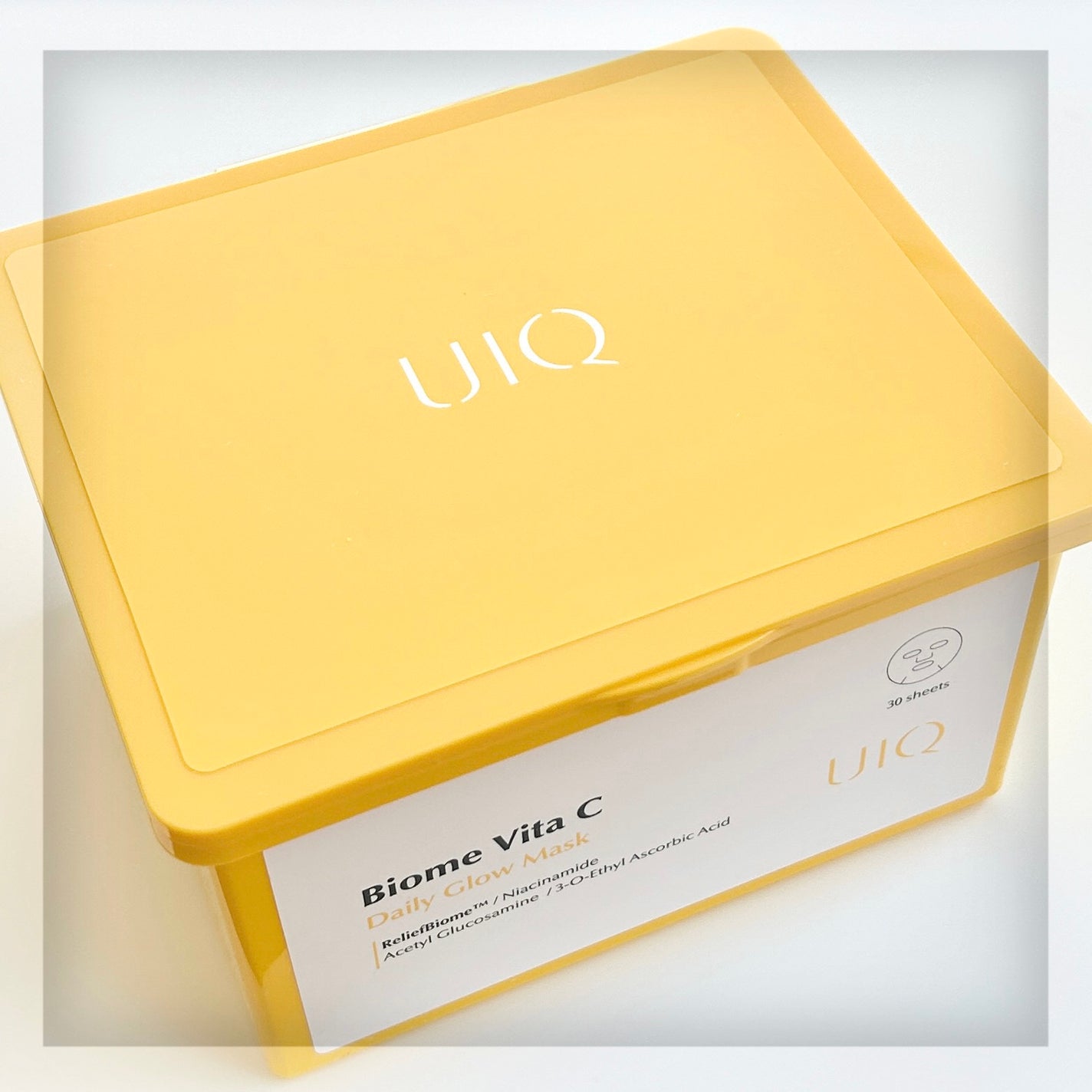 バイオームビタCグローデイリーシートマスク/UIQ/シートマスク・パックを使ったクチコミ(1枚目)