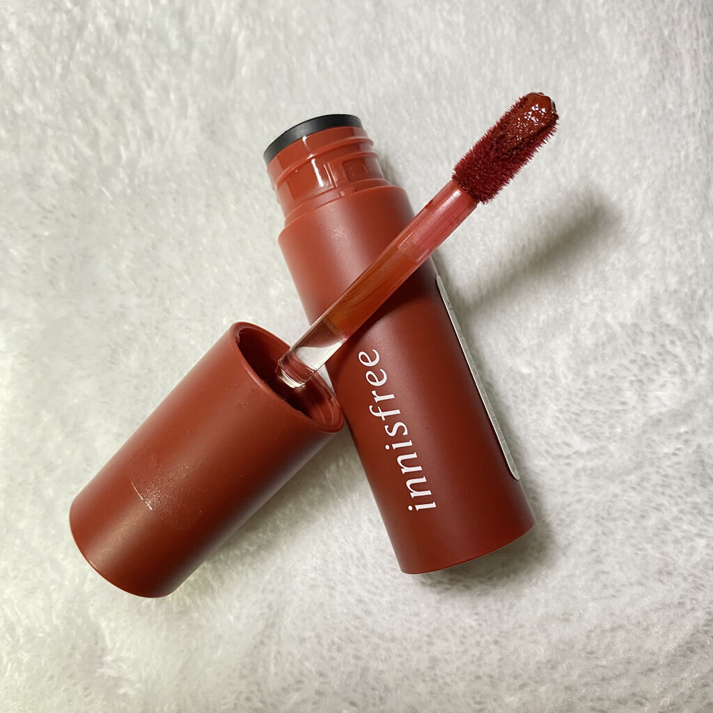ビビッドコットン インクティント/innisfree/口紅を使ったクチコミ（2枚目）