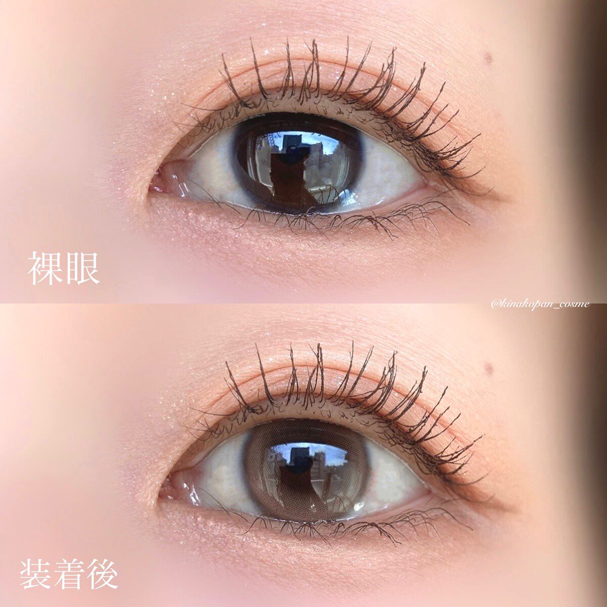 Dewy Kristin Monthly - ブラウン/Hapa kristin/カラーコンタクトレンズを使ったクチコミ（2枚目）