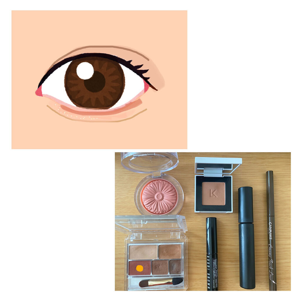 ジャストアイシャドウ/Laka/単色アイシャドウを使ったクチコミ（1枚目）