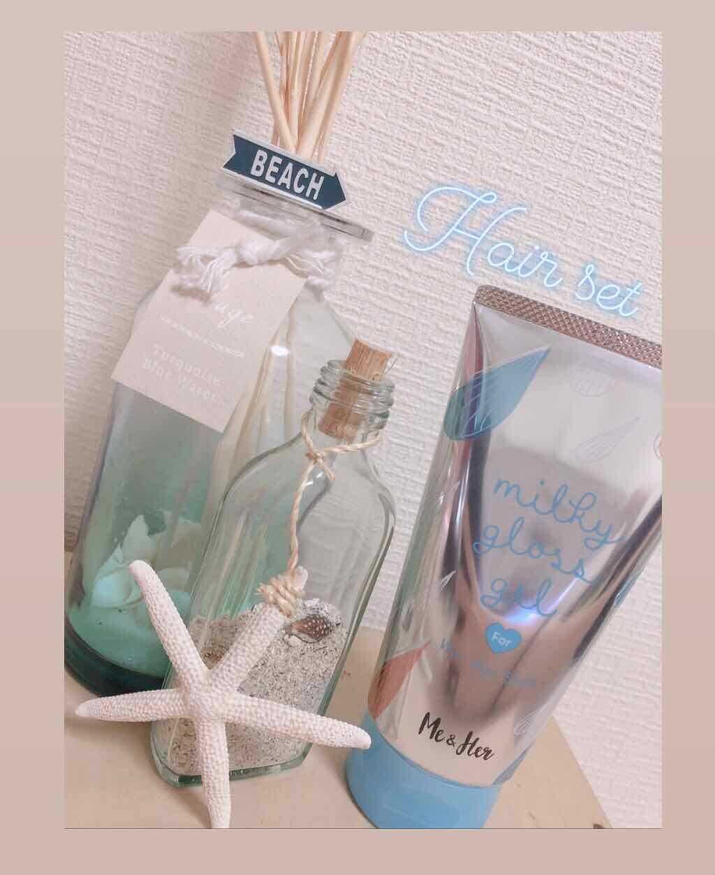 ミルキィグロスジェル/Me&Her/ヘアジェルを使ったクチコミ（1枚目）