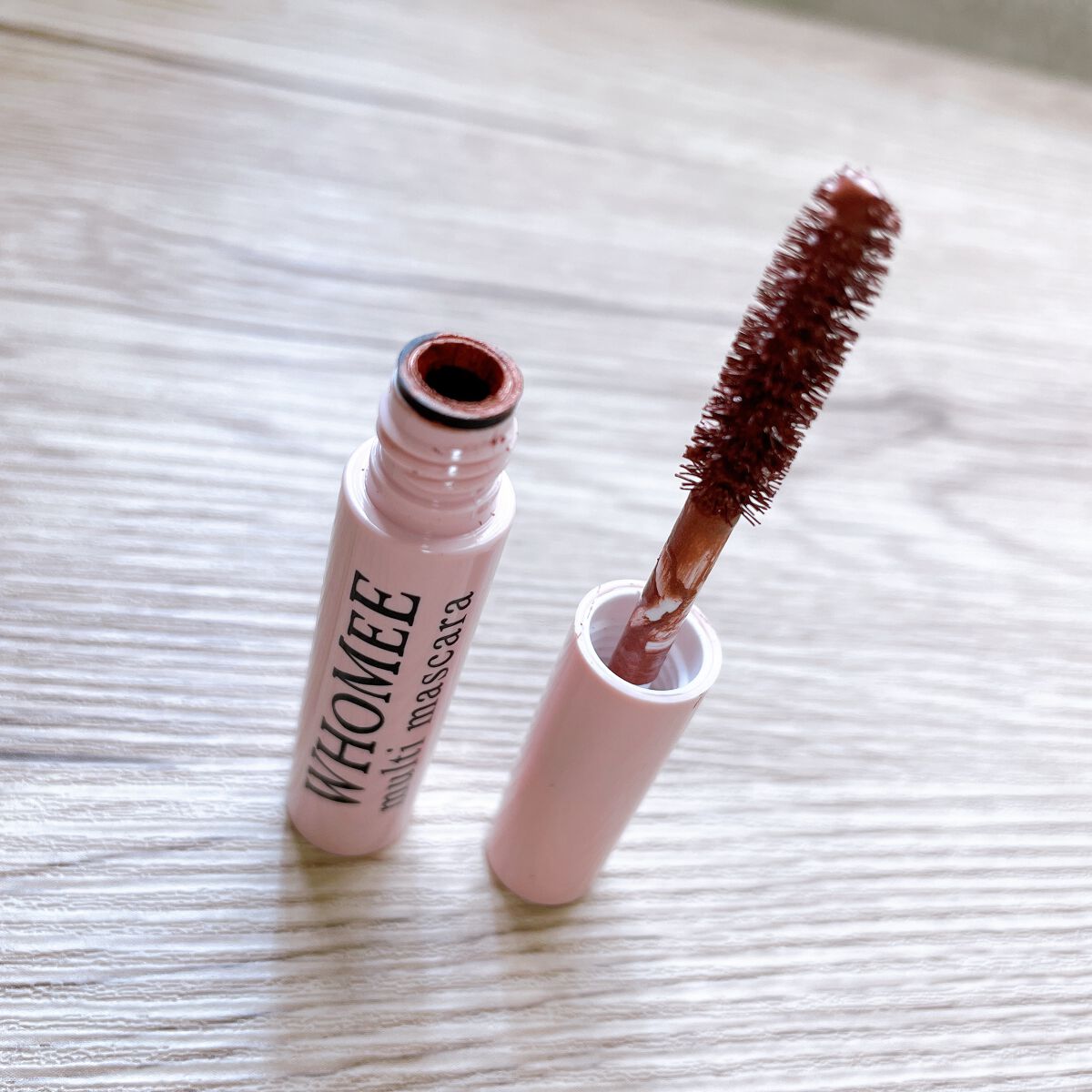 マルチマスカラ reddee:レッドブラウン/WHOMEE/眉マスカラを使ったクチコミ（3枚目）