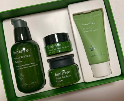 グリーンティーシード セラム セット Let’s Cheer 2020 Limited Edition/innisfree/スキンケアキットを使ったクチコミ(1枚目)