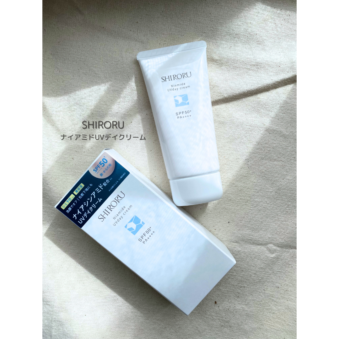 ナイアミドUVデイクリーム/SHIRORU/日焼け止めクリームを使ったクチコミ（1枚目）