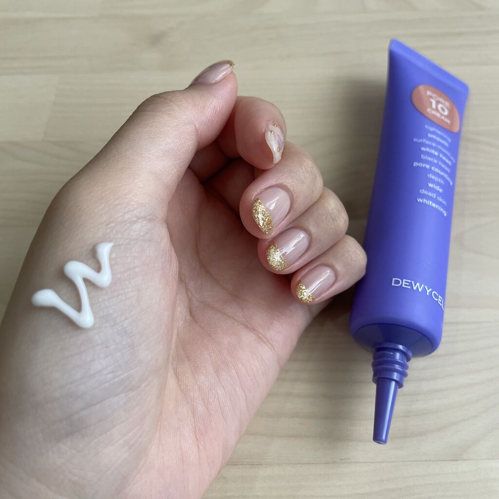 ポアーテンクリーム/DEWYCEL/化粧下地を使ったクチコミ（3枚目）