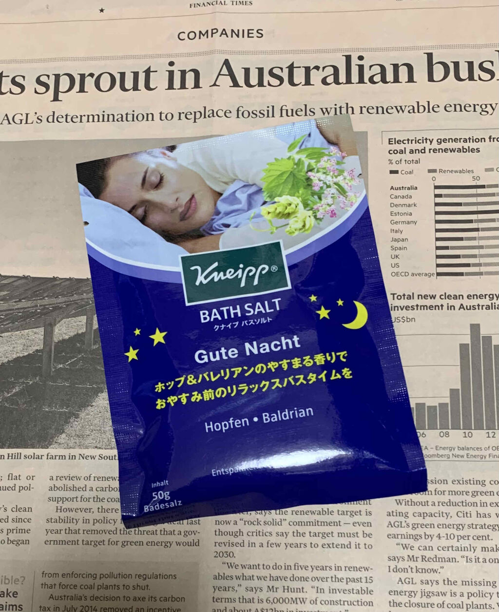 グーテナハト バスパール ホップ＆バレリアンの香り/クナイプ/入浴剤を使ったクチコミ（1枚目）