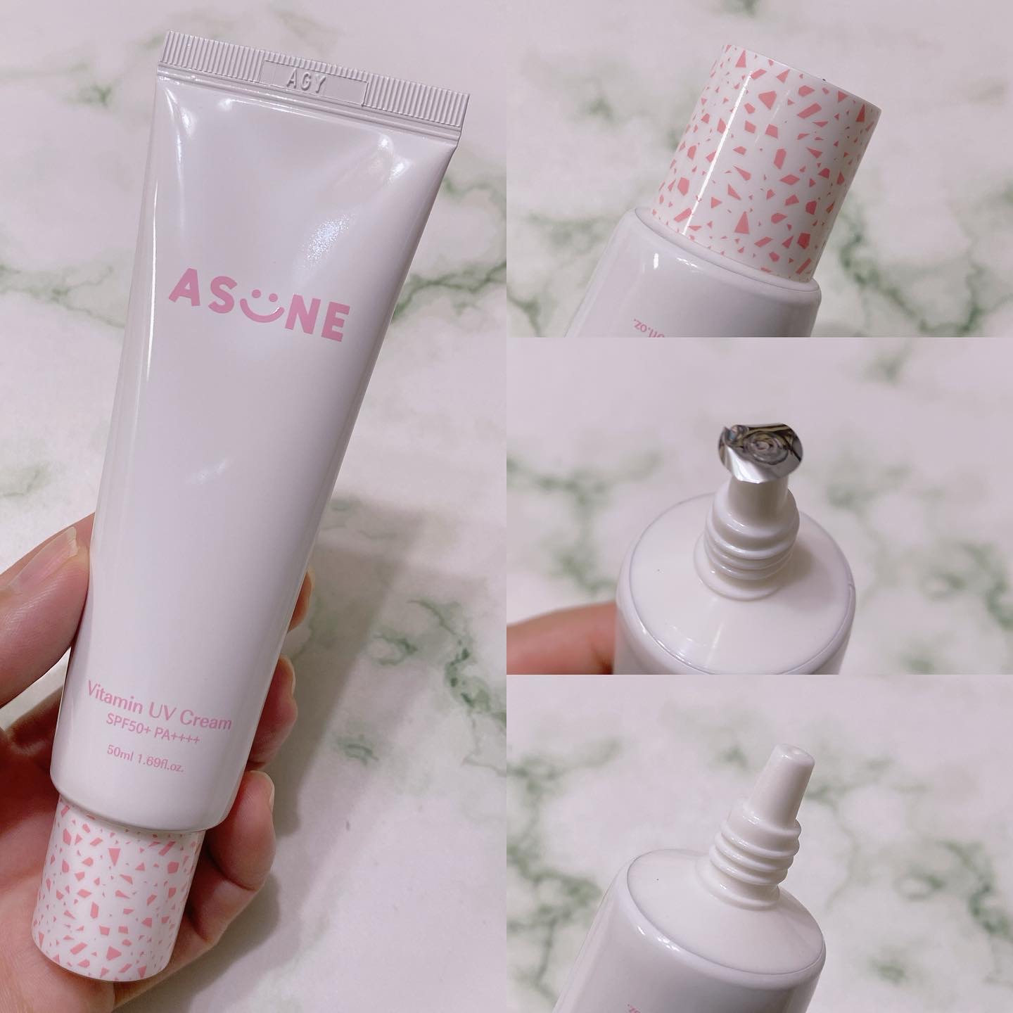 ビタミン UVクリーム/ASUNE /日焼け止めクリームを使ったクチコミ（2枚目）