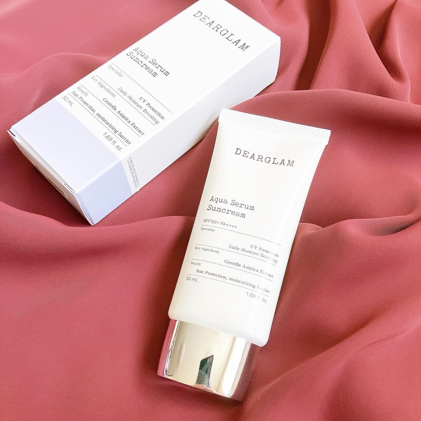 アクア セラム 日焼け止め/dearglam/日焼け止めクリームを使ったクチコミ（1枚目）