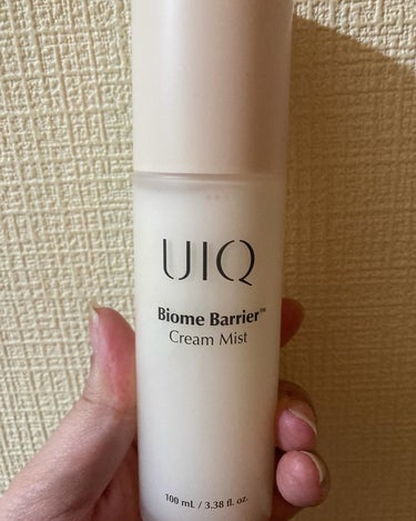 UIQ バイオームバリア クリームミストのクチコミ「UIQ(ユイク)様より商品をご提供いただきました。

2度目のお試し、バイオソームクリームミス.....」（2枚目）