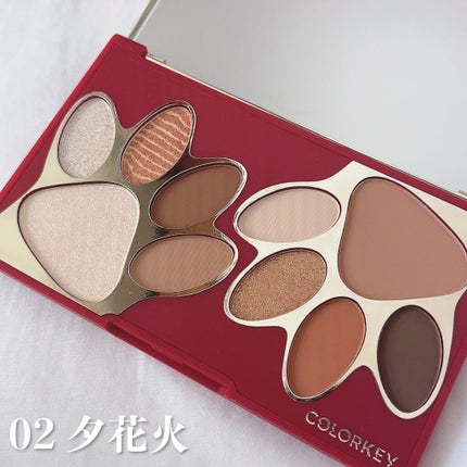トラ十色アイシャドウパレット/COLORKEY/アイシャドウパレットを使ったクチコミ(3枚目)