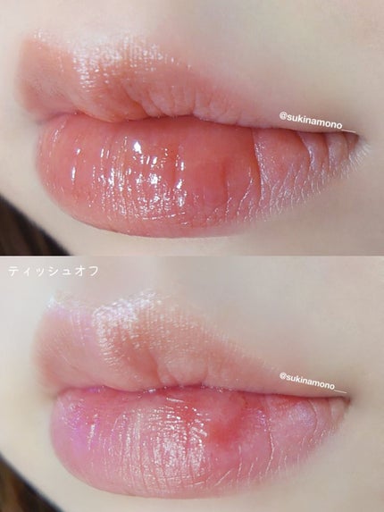 アンドバイロムアンド グラッシーボムティント/&nd by rom&nd/リップティントを使ったクチコミ(4枚目)