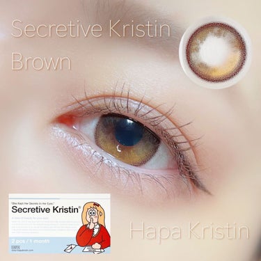 Secretive Kristen/Hapa kristin/カラーコンタクトレンズを使ったクチコミ（1枚目）