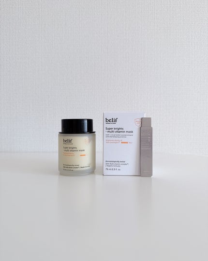 スーパーナイツ ビタミンマスク/belif/フェイスクリームを使ったクチコミ(1枚目)