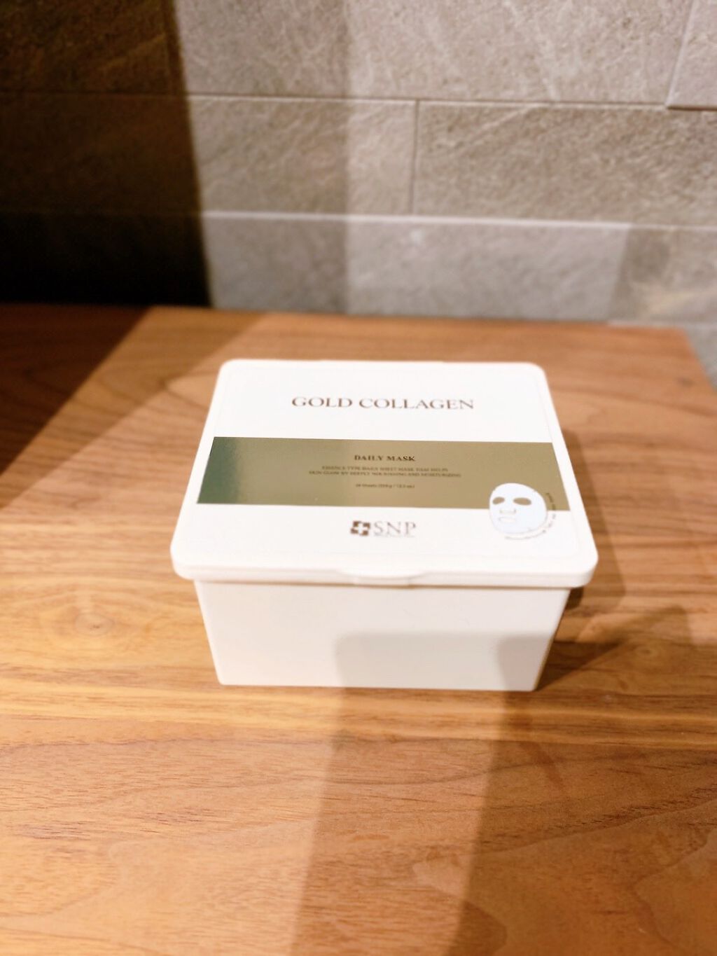 ゴールドコラーゲンデイリーマスク/SNP/シートマスク・パックを使ったクチコミ(10枚目)