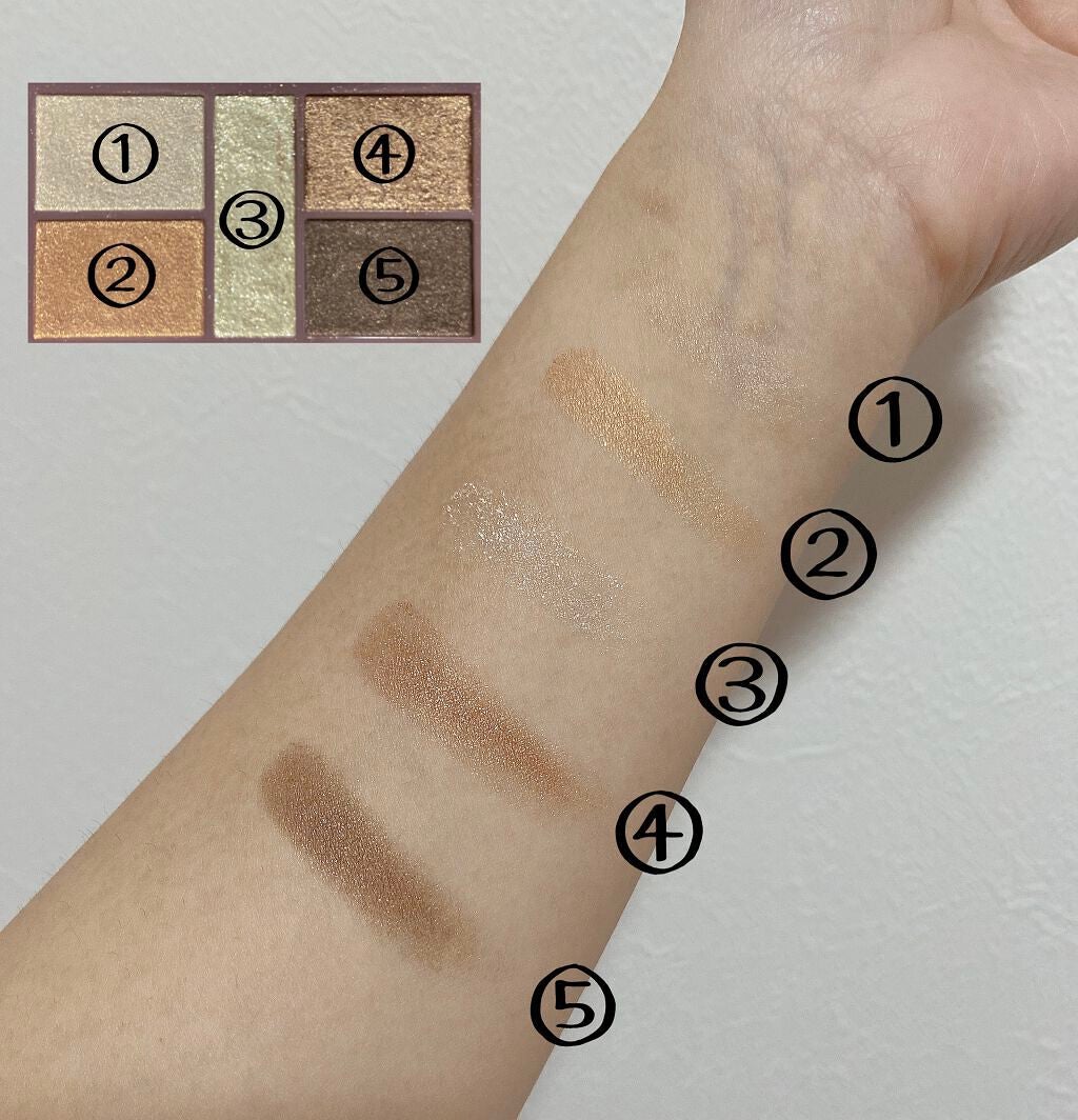 パーフェクトスタイリストアイズ/キャンメイク/アイシャドウパレットを使ったクチコミ(2枚目)