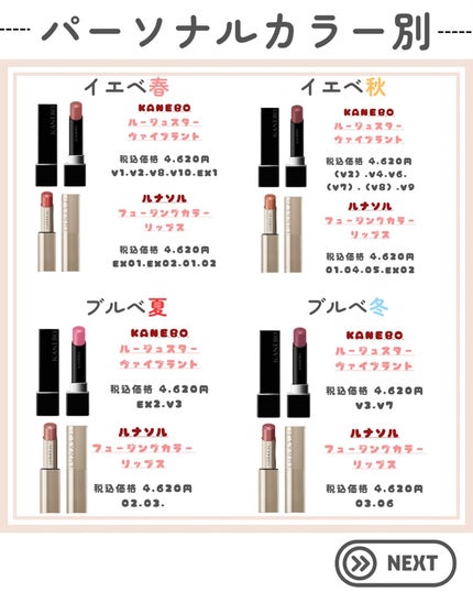 ルナソル フュージングカラーリップス EX02 Topaz Flame/LUNASOL/口紅の画像