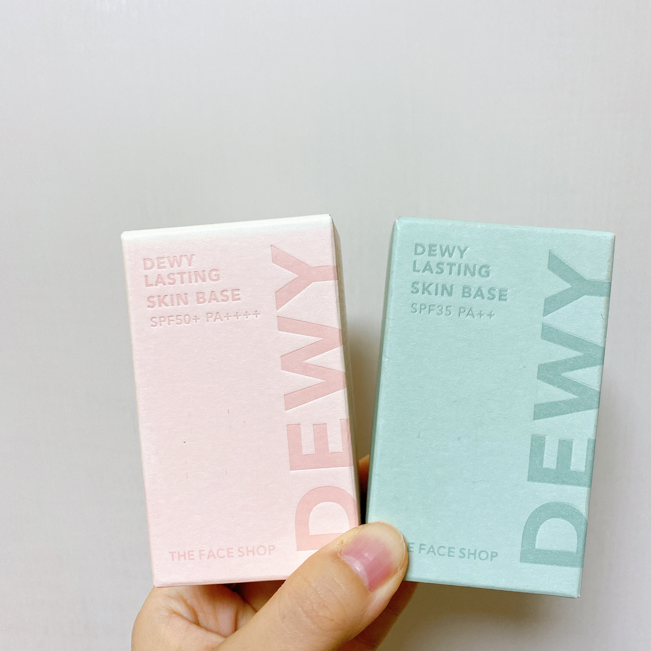 デューイラスティングスキンベース パープル/THE FACE SHOP/化粧下地を使ったクチコミ（3枚目）