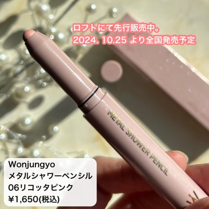 ウォンジョンヨ メタルシャワーペンシル/Wonjungyo/スティックアイシャドウを使ったクチコミ(6枚目)
