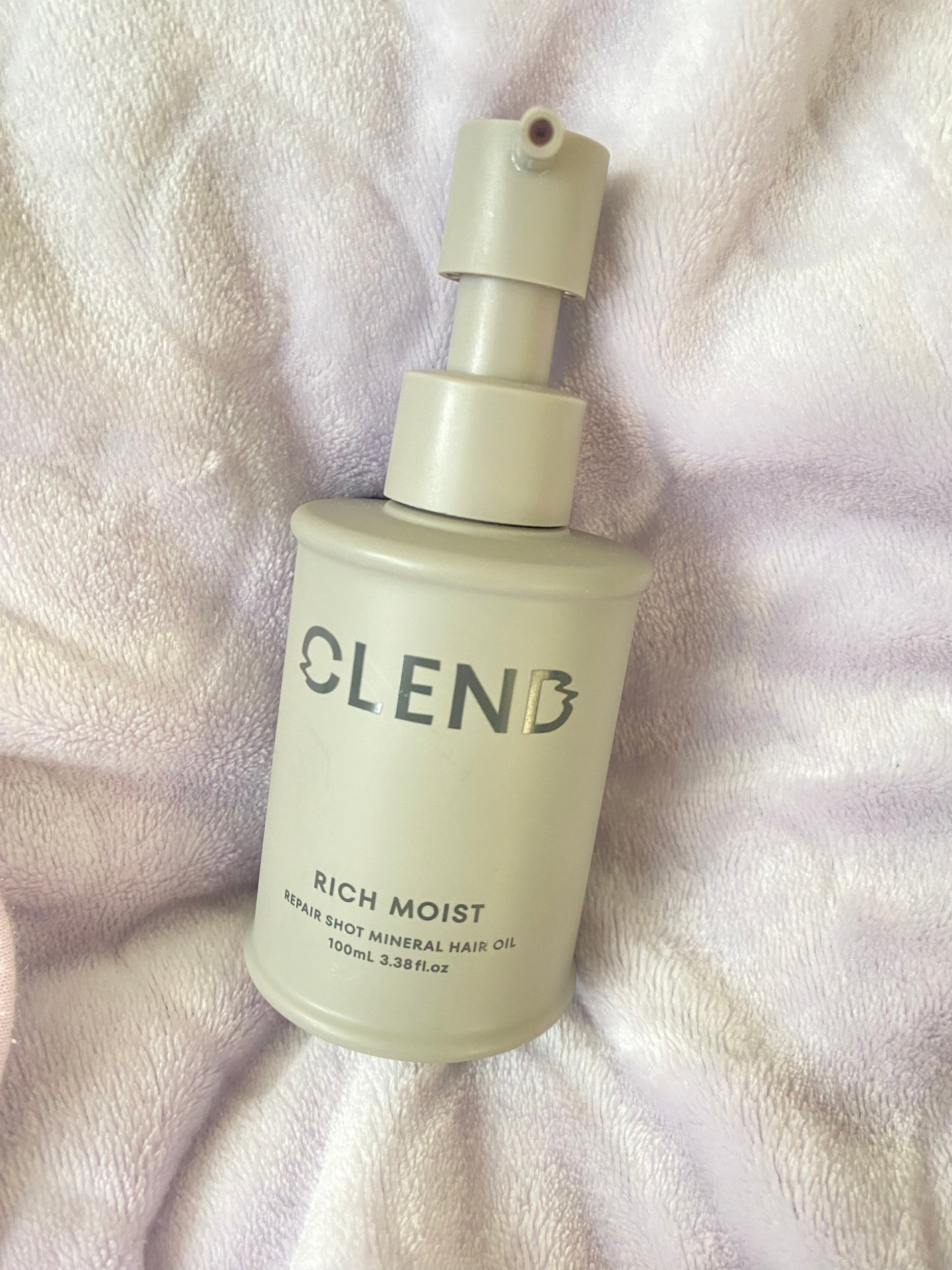 クレンド リッチモイスト リペアショット ミネラル ヘアオイル/CLEND/ヘアオイルを使ったクチコミ(1枚目)