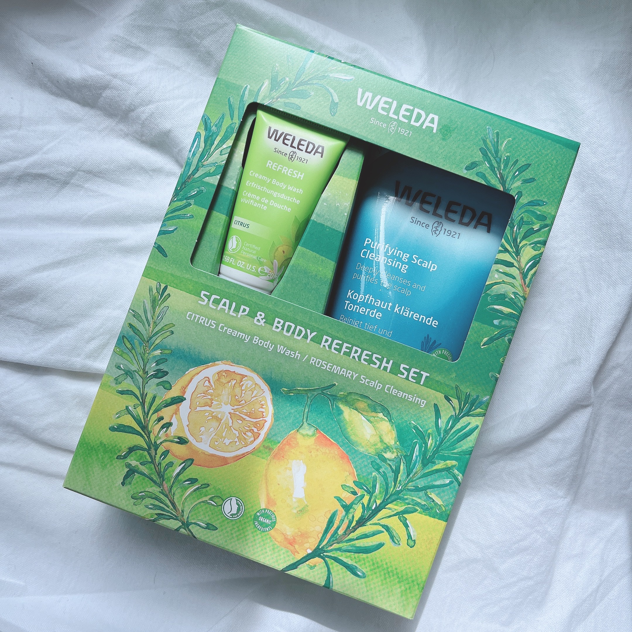 スカルプ＆ボディ リフレッシュセット/WELEDA/その他キットセットを使ったクチコミ（2枚目）