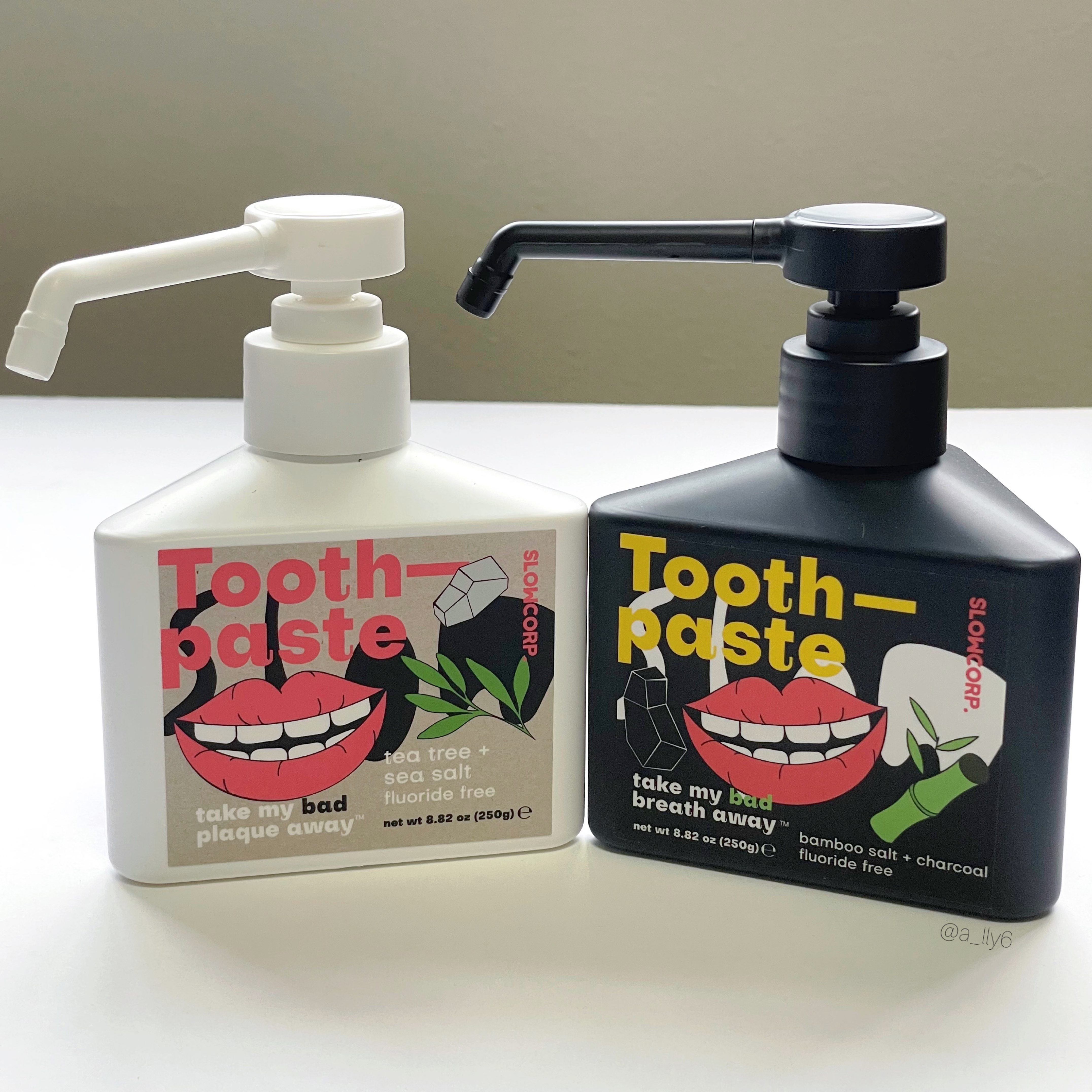 toothpaste tea tree oil + sea salt/SLOWCORP/歯磨き粉を使ったクチコミ（2枚目）