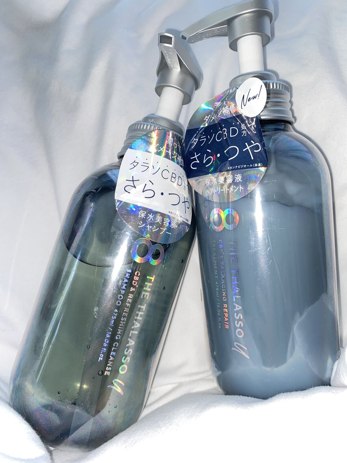 エイトザタラソ ユー CBD＆リフレッシング クレンズ 美容液シャンプー／CBD＆バランシング ダメージリペア 美容液ヘアトリートメント/エイトザタラソ/市販シャンプーを使ったクチコミ（1枚目）